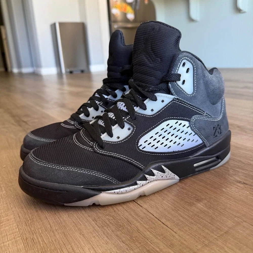 Nike Air Jordan 5 Retro Anthracite Mens Basketball Shoes DB0731-001 Size 10